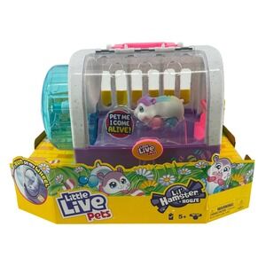 Little Live Pets Lil' Hamster + House Popmello Interactive Play Set Kids Toy New